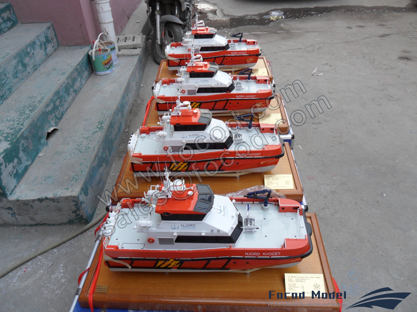 customized model of 20m NJORD OFFSHORE VESSEL